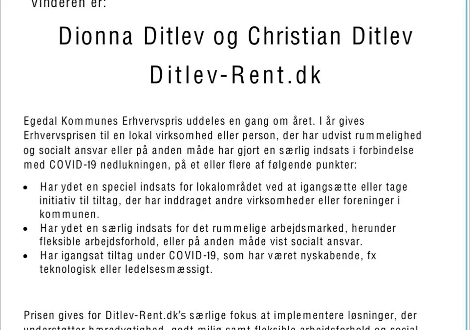 Tillykke til Ditlev-Rent!